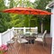Costway 15FT Double-Sided Twin Patio Umbrella Outdoor Market W/ Crank & Base Grey\Coffee\Turquoise\Beige\Orange\Wine